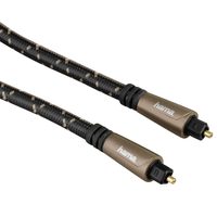 Hama audio Optical Fibre Cable, ODT plug (Toslink), metal, 0.75 m