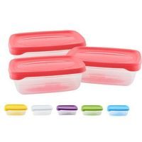 dóza 0,6l-3ks, TREND obdelník., plast