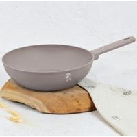 BERLINGERHAUS Pánev WOK s titanovým povrchem 28 cm Taupe Collection BH-8093