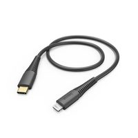 Hama MFi USB-C Lightning nabíjecí/datový kabel pro Apple, 1,5 m, černý