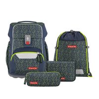 Školní aktovka pro prvňáčky – 4 dílný set, Step by Step BASIS Berry Stars, AGR
