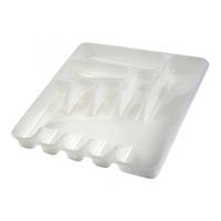 příborník 39,5x37x5cm, transp. 7přihr.,plast