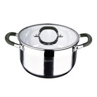 BERGNER Hrnec s poklicí nerez MIDNIGHT 28 cm 9,5 litru BG-32129-MM