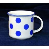 hrnek 250ml TINA - MODRÝ PUNTÍK, čes.porcelán