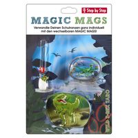 Vyměnitelný blikající obrázek Magic Mags Flash Delfín k aktovkám Step by Step SPACE, CLOUD a KID