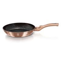 BERLINGERHAUS Pánev s mramorovým povrchem 30 cm Rosegold Metallic Line BH-1511