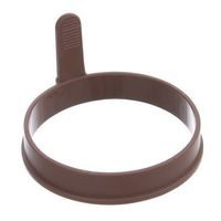 forma KRUH na lívance/volská oka, hnědá, silikon