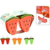 tvořítko na 4ks nanuků, x x cm, mix druhů ovoce, plast