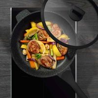 KELA WOK pánev MINI 24 cm litinový 5-dílný set KL-77747