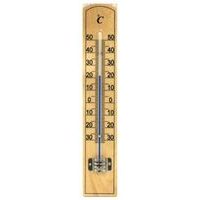 teploměr 20,0x3,5cm univ., -30°C+50°C, MINI II dřevo