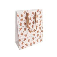 taška dárk. M, PERNÍČEK, 23x18x10cm, papír