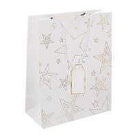 Dárková taška hvězda 26x12x32 cm