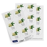 Samolepky na láhve Bezový sirup