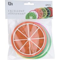 podložka d cm 6ks, mix barev, plast