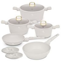 BERLINGERHAUS Sada nádobí s titanovým povrchem 10 ks Sahara Collection BH-8080