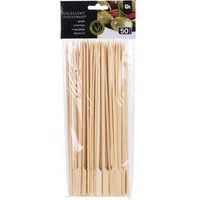 jehla 25cm, 50ks, špíz, ražniči, gril, bambus