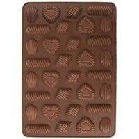 forma na 32ks PRACNY mix tvarů, hnědá, 31x21cm, silikon