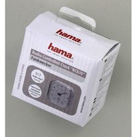 Hama RC 670 Radio Controlled Alarm Clock, white