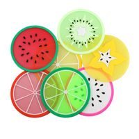 TORO PODLOŽKA POD HRNEK, 7XVZOR OVOCE 8,5X8,5CM PVC_hamashop