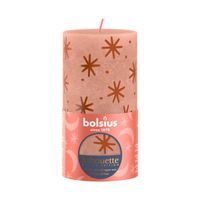 Bolsius SVÍČKA RUSTIK 130/68 KRÉMOVÝ KARAMEL_hamashop