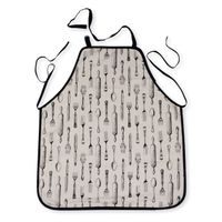 zástěra 66x76cm, VZOR příbor+válek, bavlna