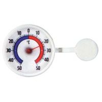 teploměr d 7,3cm okenní, kul.samolep.