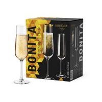 sklen. 200ml, 6ks, BOHEMIA PR. BONITA, šampus flétna