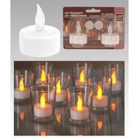 svíčka d 3,5cm LED čajová 2ks, vč. baterie