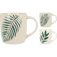 hrnek 325ml, LISTY, mix druhů, porcelán