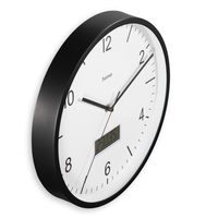 Hama Elba, nástěnné hodiny, průměr 25 cm, tichý chod, černé