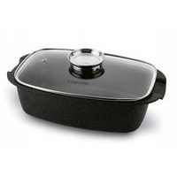 pekáč 39x22x10,5cm KönigHOFFER, víko sklo, IND., keram.povrch