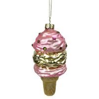 TORO OZDOBA VÁNOČNÍ ZMRZLINA 5,6X13,5CM SKLO_hamashop