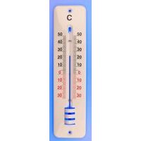 teploměr 45x8cm venk., -30°C+50°C, Al nástěnný
