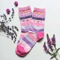 Vtipné ponožky - Nejlepší maminka
