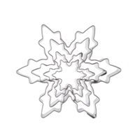 Vykrajovačka hvězda VLOČKA 4 ks