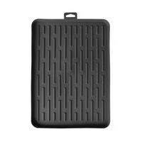 odkapávač 36x26x1,5cm PRESTIGE tm.šedý, měkký, pružný plast