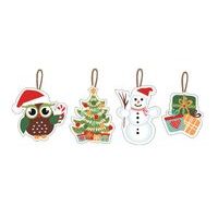 TORO VÁNOČNÍ OZDOBY 7-8 CM, 12 KS_hamashop