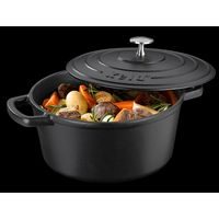 BERLINGERHAUS Pekáč litinový s poklicí 26 cm Black Rose Collection BH-6493