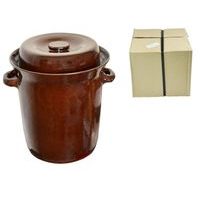 zelák 10l+víko (22/24cm), KART.OBAL, keramika