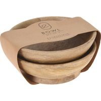 EXCELLENT HOUSEWARE Sada dřevěných misek 2 ks pr. 16 cm KO-A50100030