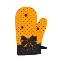 chňapka 28x18cm, MADAM oranž., BA, magnet, poutko, podšívka