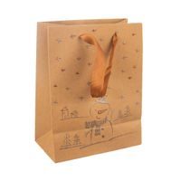 Taška dárková sněhulák 18x10x23 cm