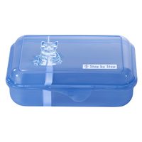 Krabička na svačinu Step by Step, Cat Lilly, modrá