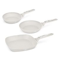 BERLINGERHAUS Sada pánví s titanovým povrchem 3 ks Sahara Marble Collection BH-8399