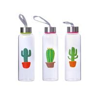 TORO LÁHEV SKLENĚNÁ S UZÁVĚREM CACTUS 390ML 3 ASSORT_hamashop