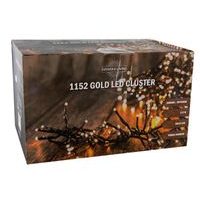 SVENSKA LIVING ŘETĚZ SVĚTELNÝ CHOMÁČ 1152 ZLATÉ LED ČASOVAČ 1,5M_hamashop