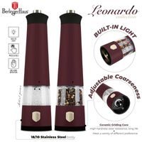 BERLINGERHAUS Mlýnek na pepř a sůl dvojitý Taupe Collection BH-8579