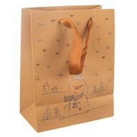 Taška dárková sněhulák 26x12,5x32 cm