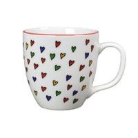 hrnek 80ml HARRY mini, SRDÍČKA, bílý čes.porcelán