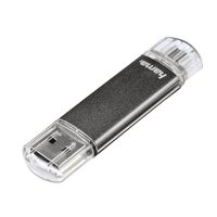 Hama flashPen "Leata Twin" 64 GB 10 MB/s USB 2.0, šedá